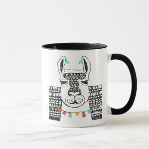Mug Parti Llama - Portrait