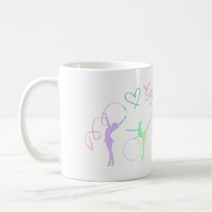 Mug Parties scintillant arc-en-ciel rythmique à deux t