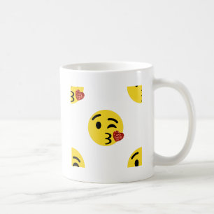 Mug parties scintillant baiser émoji