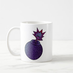 Mug Parties scintillant Bombe Galaxie