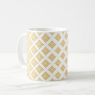 Mug Parties scintillant d'or forme Rhomboïde