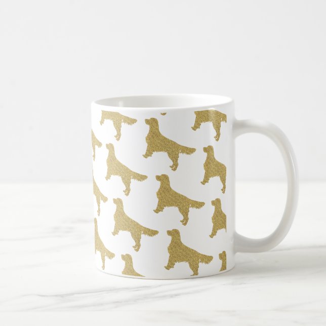 Mug Parties scintillant Golden Retriever Motif (Droite)