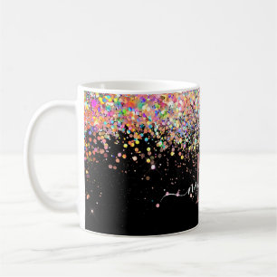 Mug Parties scintillant holographique et monogramme no