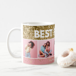 Mug parties scintillant moderne en sceau de photo fém