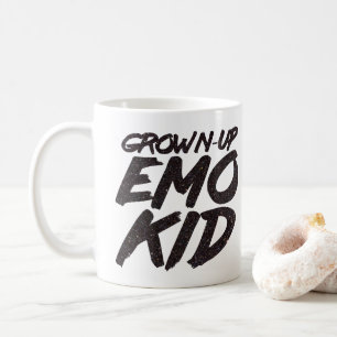 Mug parties scintillant noire de l'enfant d'âge adult