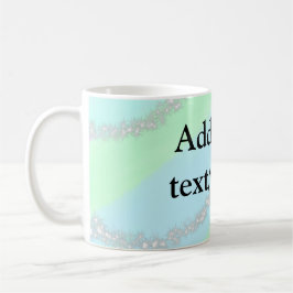 Mug Parties scintillant rose bleu vert étincelant past