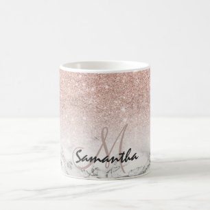 Mug Parties scintillant rose imitation rose personnali