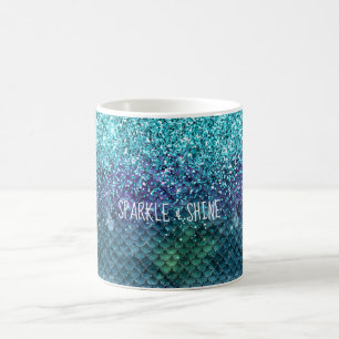 Mug Parties scintillant Turquoise d'étincelle de sir