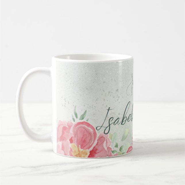 Mug Parties scintillant verte douce et rose Sweet sixt (Gauche)