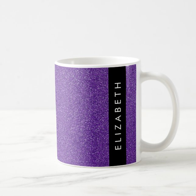 Mug Parties scintillant violette, Arrière - plan Parti (Droite)