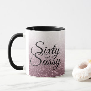Mug Parties scintillantes pourpres Ombre 60 et