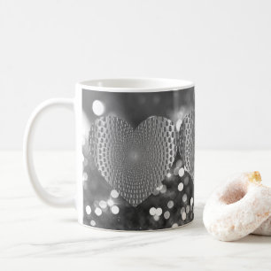 Mug Parties scintillantes prismatiques argentées de