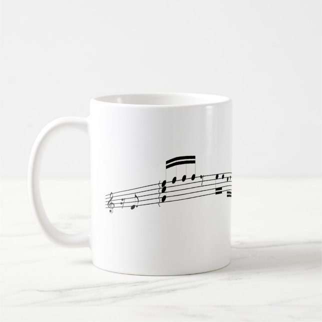 Mug Partition musicale (Gauche)