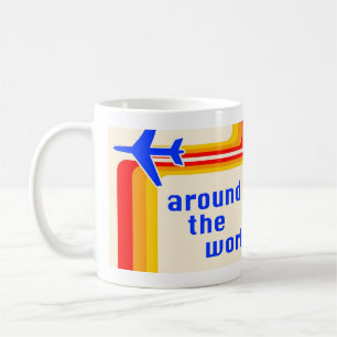 Mug partout dans le monde : rayures rétro