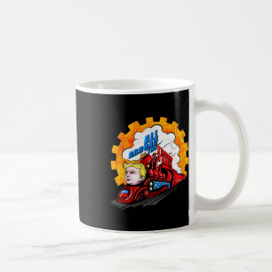 Mug Partout dans le train Trump 2024 l'avenir est bril
