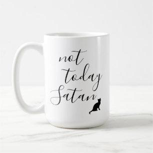 Mug Pas aujourd'hui Satan - Chat