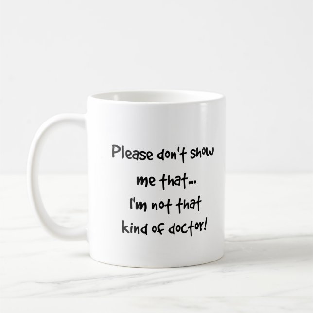 Mug Pas Ce Genre De Docteur, Doctorat Étudiant (Gauche)