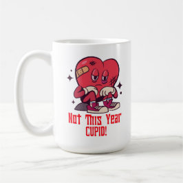 Mug "Pas Cette Année, Génial !" Style 3 - Coeur blessé