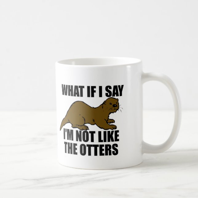Mug Pas comme les loutres (Droite)