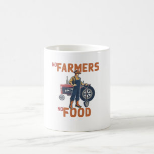 Mug Pas d'agriculteurs ni de nourriture