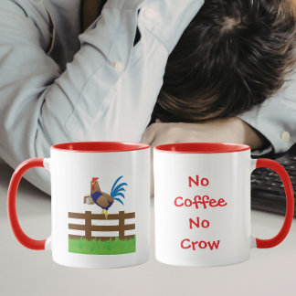 Mug Pas de café, pas de coq