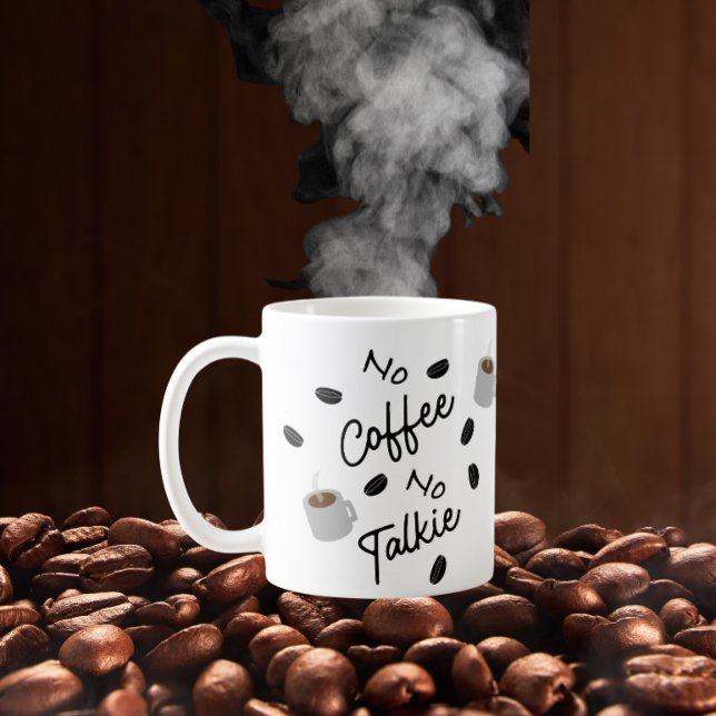 Mug Pas de café, pas de parlote (Créateur téléchargé)
