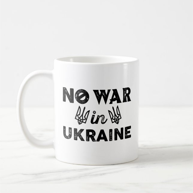 Mug Pas De Guerre En Ukraine (Gauche)
