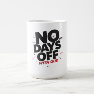 Mug Pas de jours de repos avec Dieu Motivation Fitne
