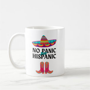 Mug Pas de panique Mois du patrimoine hispanique drôle