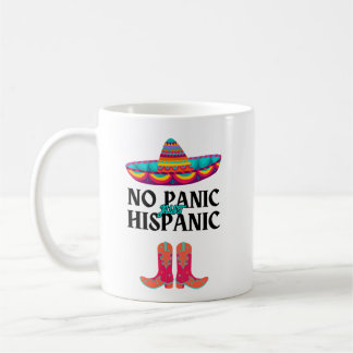Mug Pas de panique Mois du patrimoine hispanique drôle