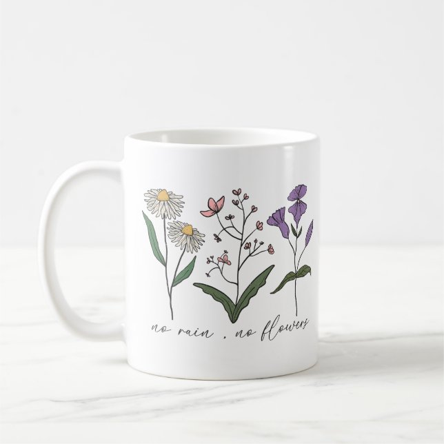 Mug Pas de pluie Pas de fleurs (Gauche)