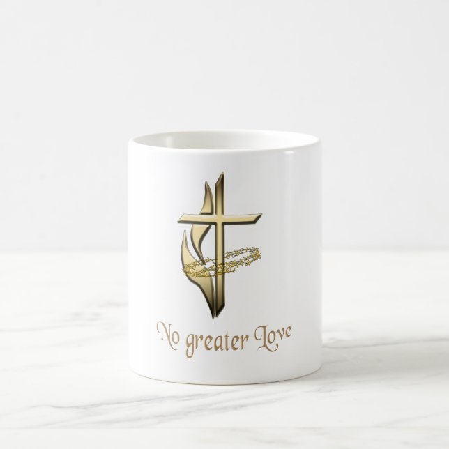 Mug Pas de plus grande croix d'amour (Centre)