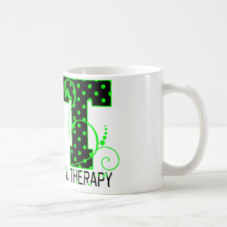 Mug pas de pois verts et noirs
