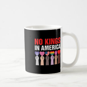 Mug Pas de rois en Amérique Anti Trump Démocratie Tee