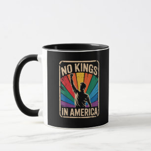Mug Pas de rois en Amérique depuis 1776 Style patrioti