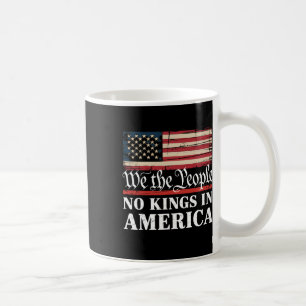 Mug Pas De Rois En Amérique Manifestation Patriotique