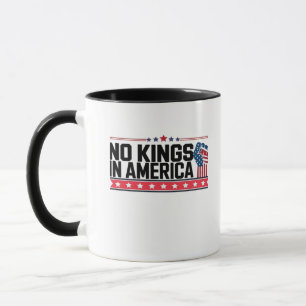 Mug Pas de rois en Amérique USA Minimal Clean