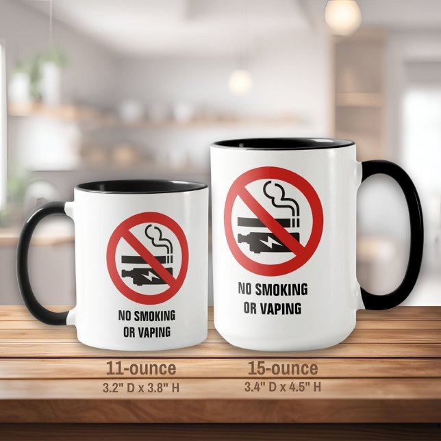 Mug Pas de tabac ou de clapet (Créateur téléchargé)