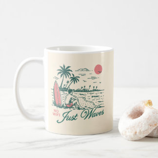 Mug Pas de Wifi Juste des Vagues