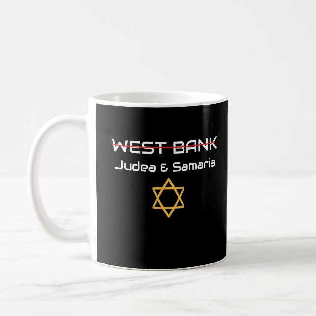 Mug Pas en Cisjordanie, Judée Samarie Israël (Gauche)