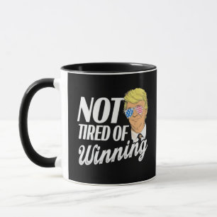 Mug Pas fatigué de gagner Trump Maga Jour de l'inaugur