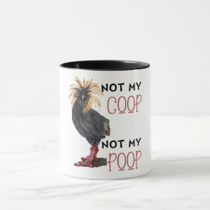 Mug Pas mon coop, pas mon caca