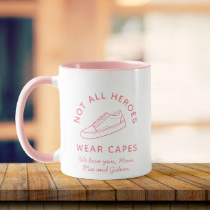 Mug Pas tous Héros Basket Maman Fête des Mères Personn
