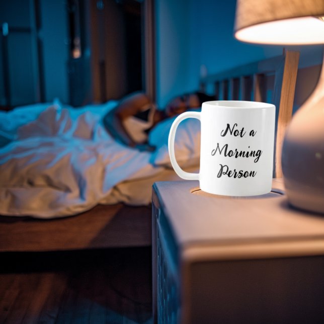 Mug Pas Une Personne Du Matin - Drôle Citation Cadeau (Créateur téléchargé)