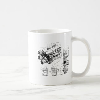 Mug Passionnés de mécanique automobile hommes Eces de 