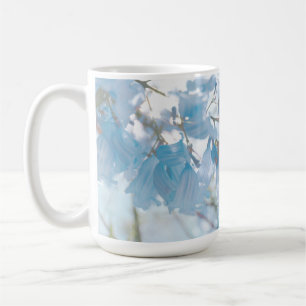 Mug Pastel Bleu Doux Jacaranda Arbre Fleurs Fleurs