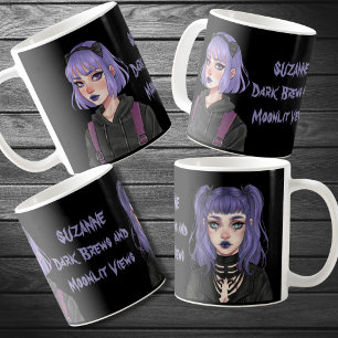 Mug Pastel Goth imaginaire lunatique gothique whimsygo