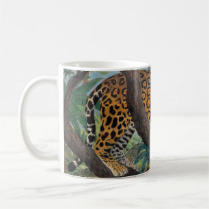 Mug Pastel jaguar : dessin de la jungle.