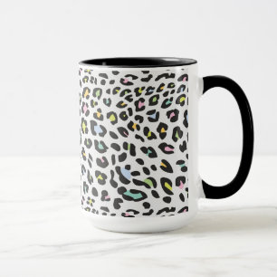 Mug Pastel Leopard Spot Motif