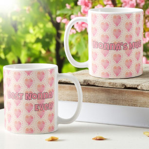 Mug Pastel Polka Dot Entouré Motif Coeur